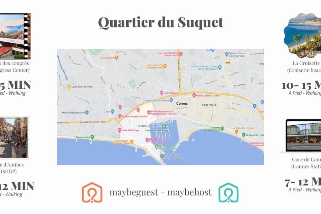 C052-appt Standing Au Coeur Du Suquet - St Antoine 3 *